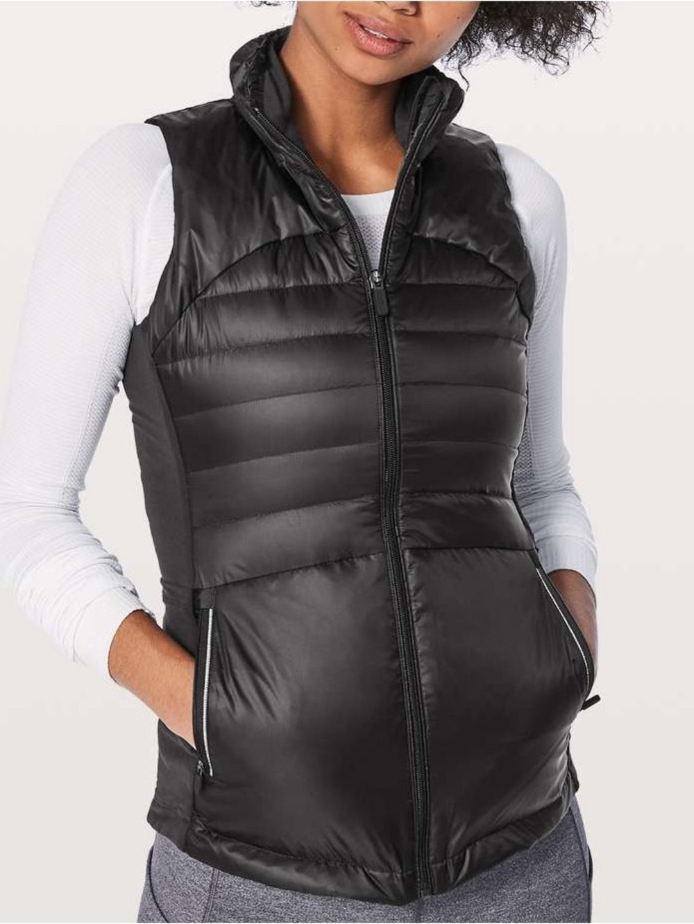 Lululemon Down For A Run Vest II in Black Size 8
